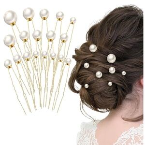 Elegant Pearl Hair Pins Set
